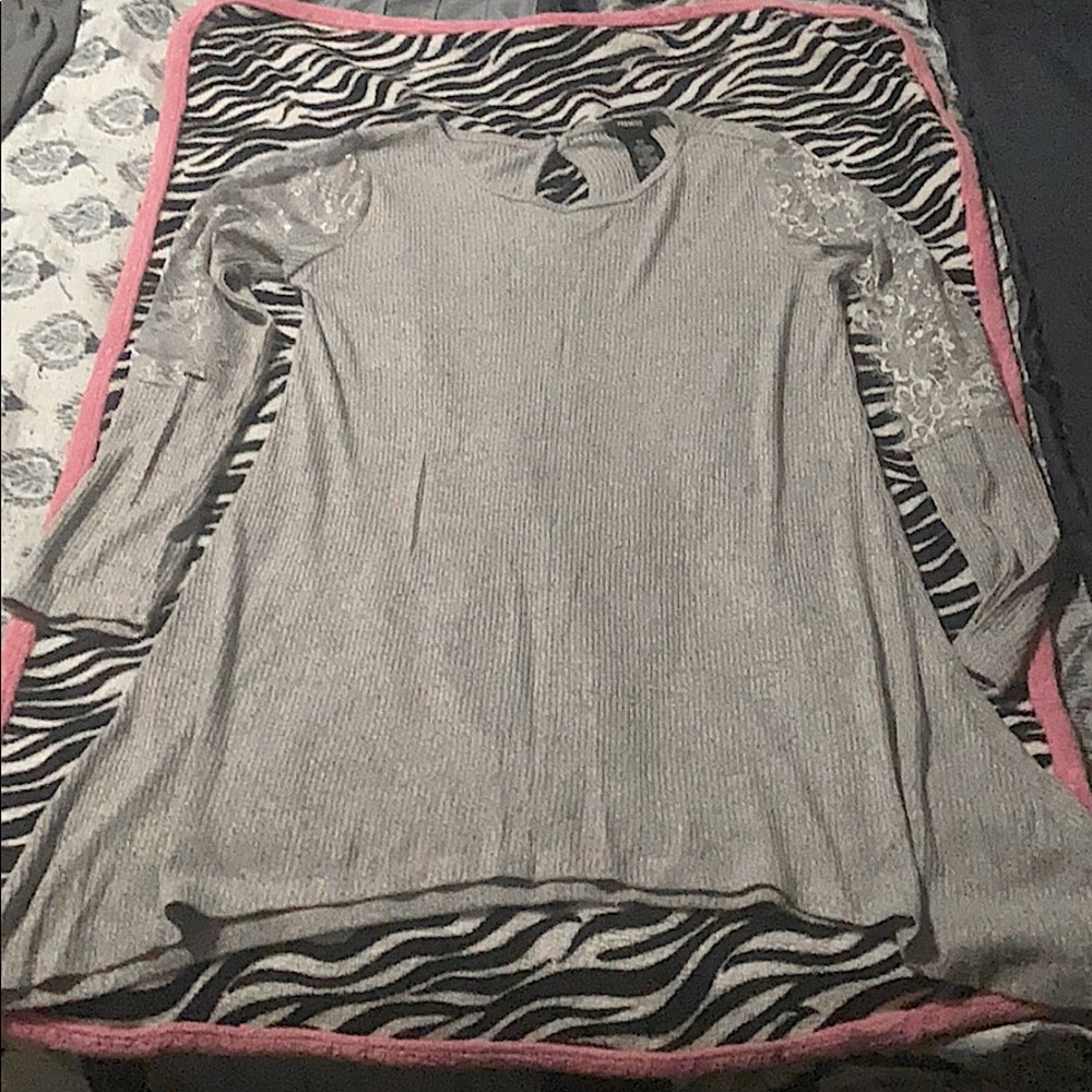 Heather Gray Tunic top